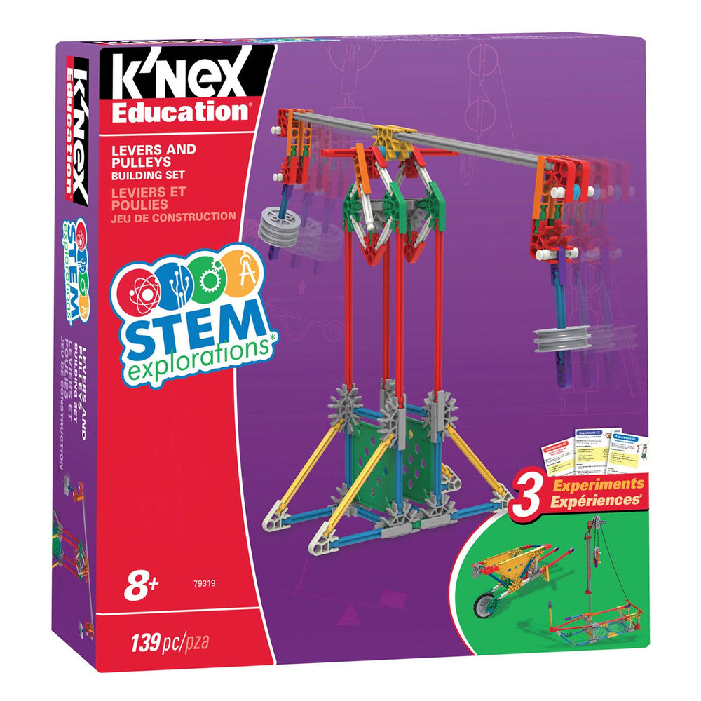 K'nex-stamverkenningen: hefbomen, katrollen en bouwset