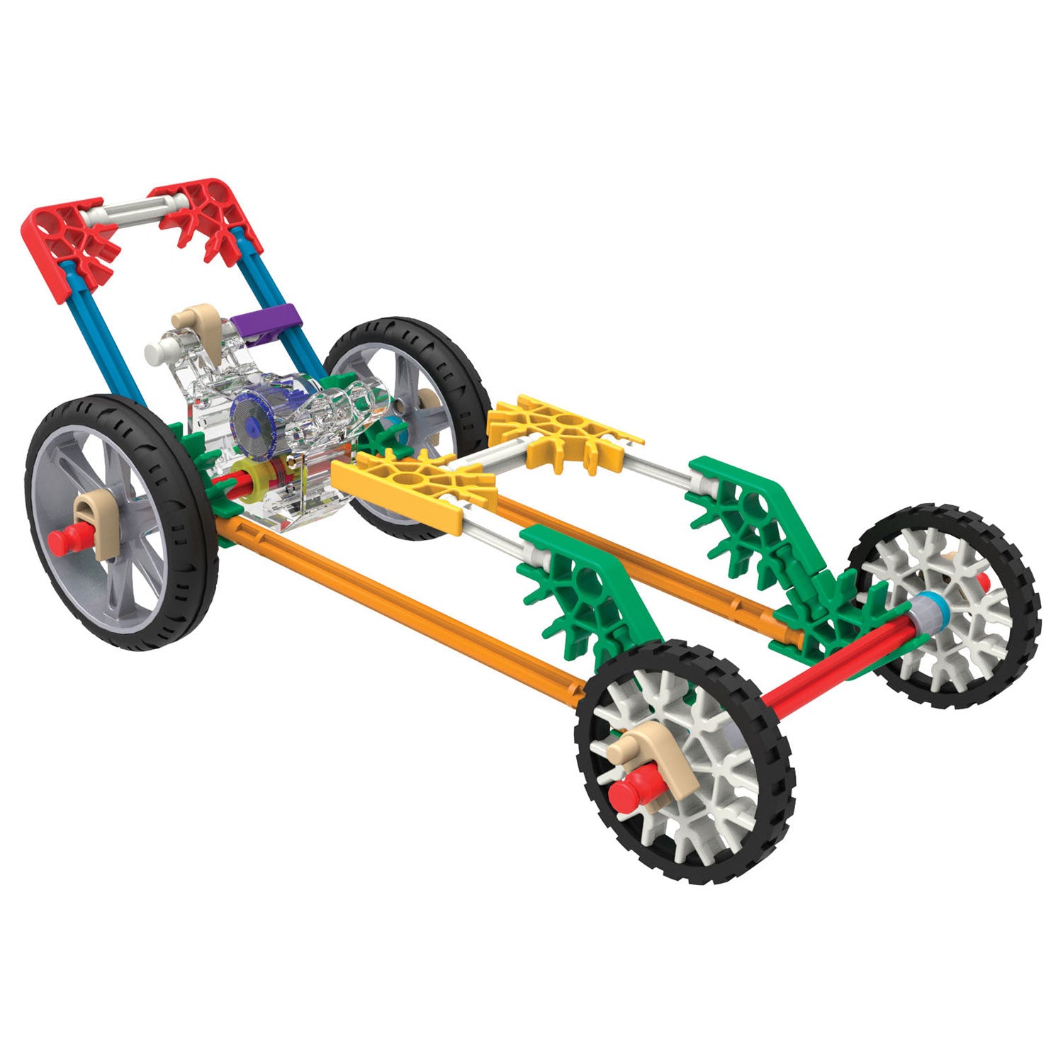K'nex-stamverkenningen: bouwsets voor voertuigen