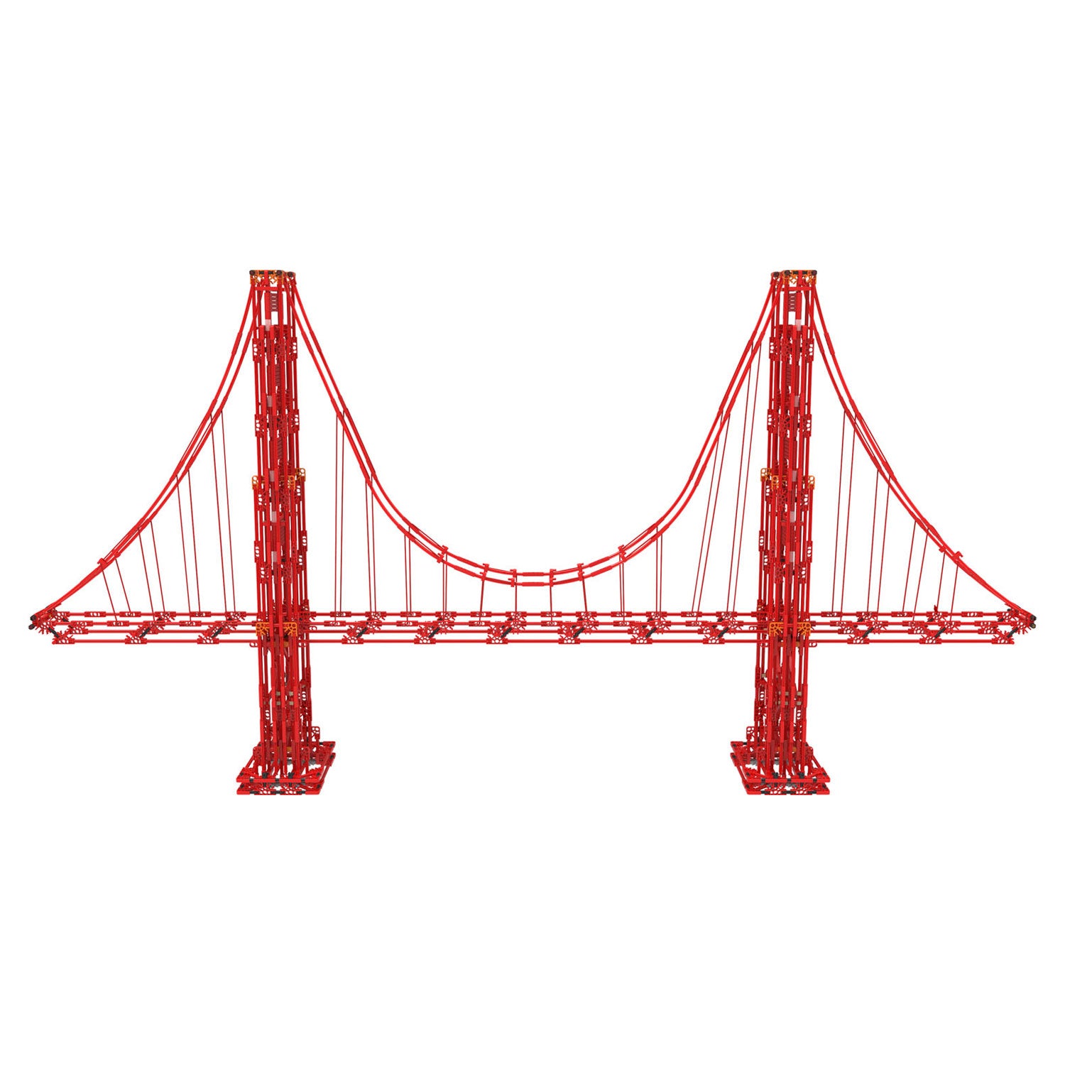 K'Nex Architecture Bouwset - Golden Gate Bridge, 1536dlg.
