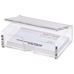 Sigel visitekaarthouder va112 acryl transparant