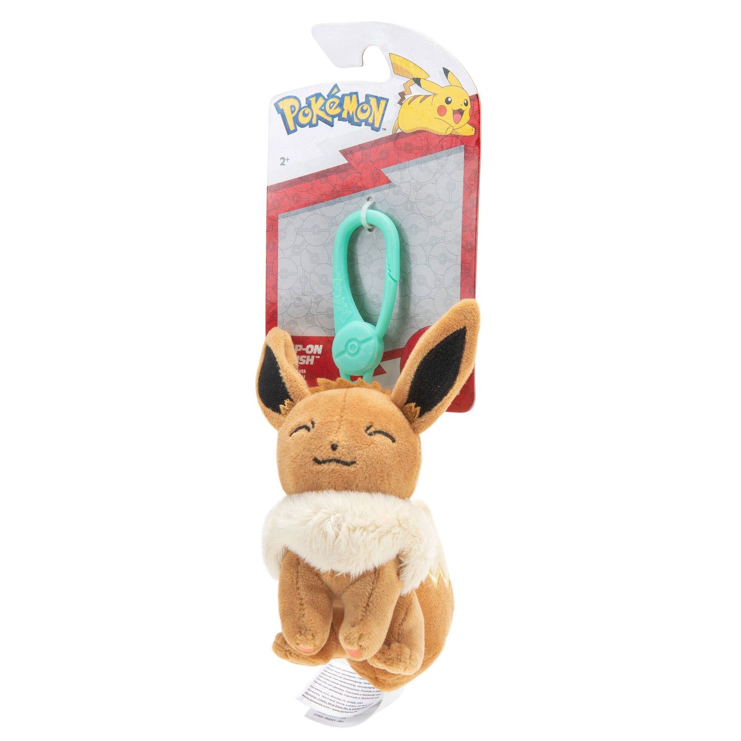 Pokémon-sleutelhanger knuffel Eevee