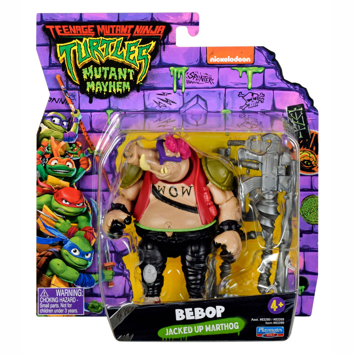 Teenage Mutant Ninja Turtles Speelfiguur - Bebop Jacked Up Warthog