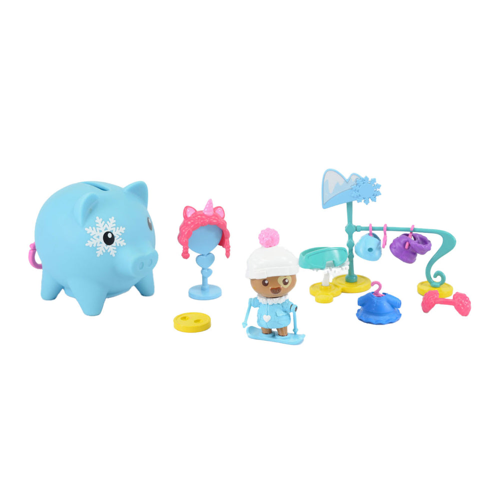 Pockey Money Piggies Speelfiguur met Spaarpot - Winterpakket