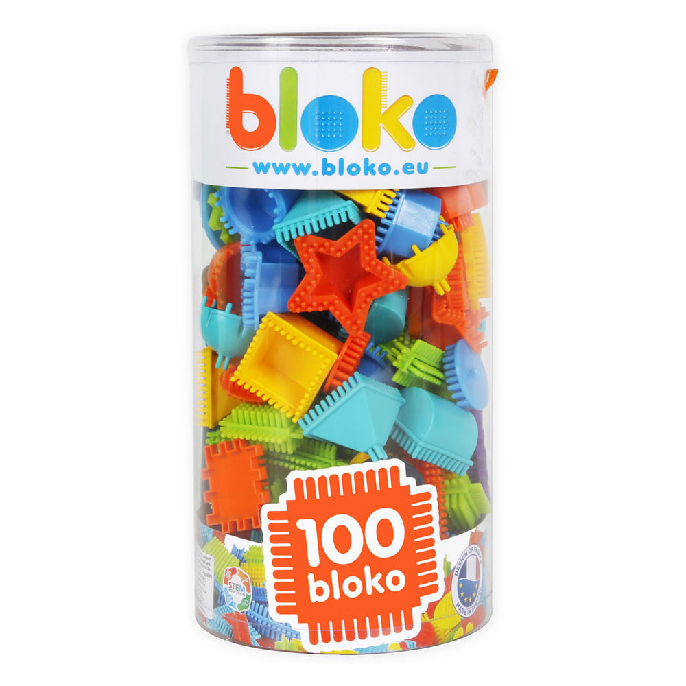 Boti bloko nopper bouwblokken klassiek, 100dlg.