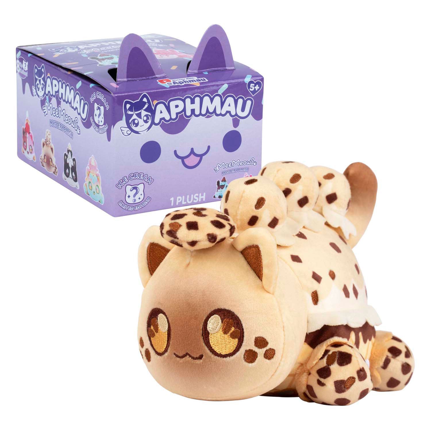 Boti aphmau mystery meemeows knuffel - ice cream