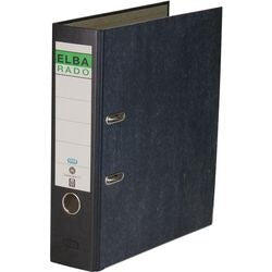 Ordner elba rado a4 80 mm karton zwart 2-rings 1 stuk
