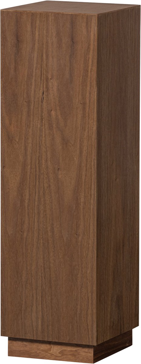 Woood enid plantenstandaard - hout - walnoot - 80x24x24