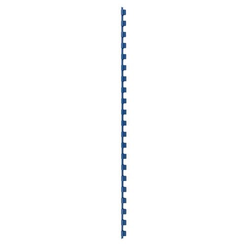 Bindruggen gbc plastic a4 6mm blauw 25vel