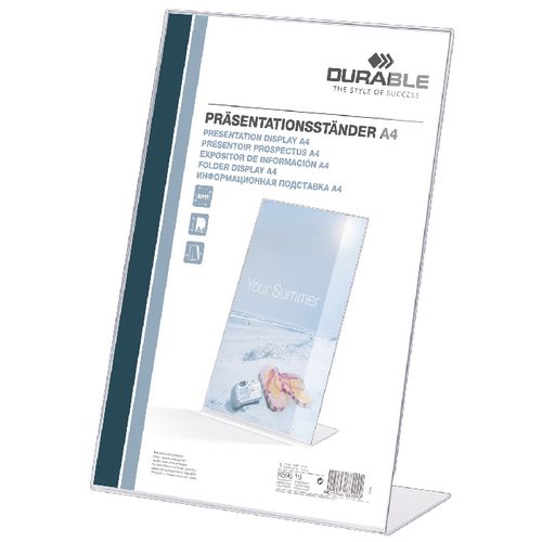 Documenthouder 8596-19 durable a4 acryl transparant