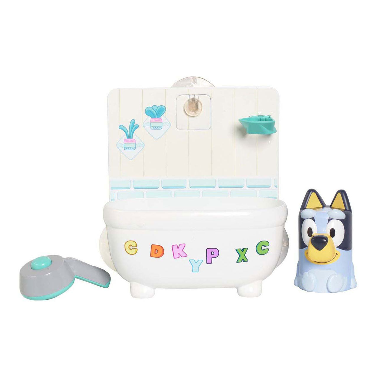 Tomy bluey shower scrub bluey