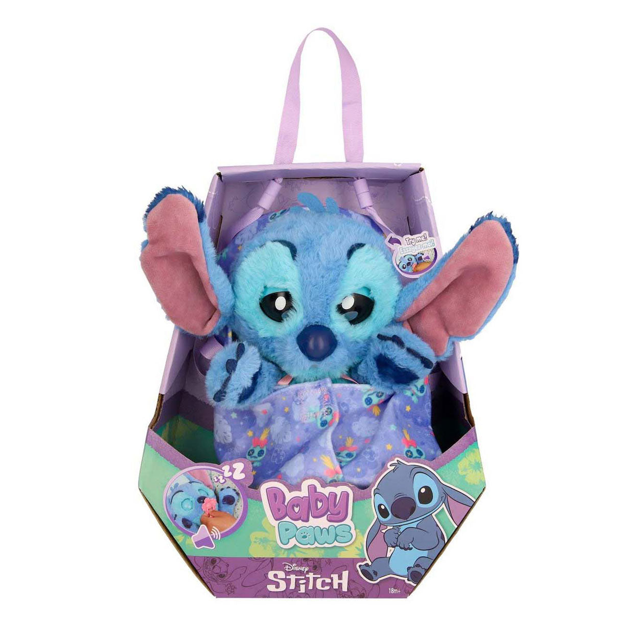 Imc toys baby paws stitch knuffel - 24cm