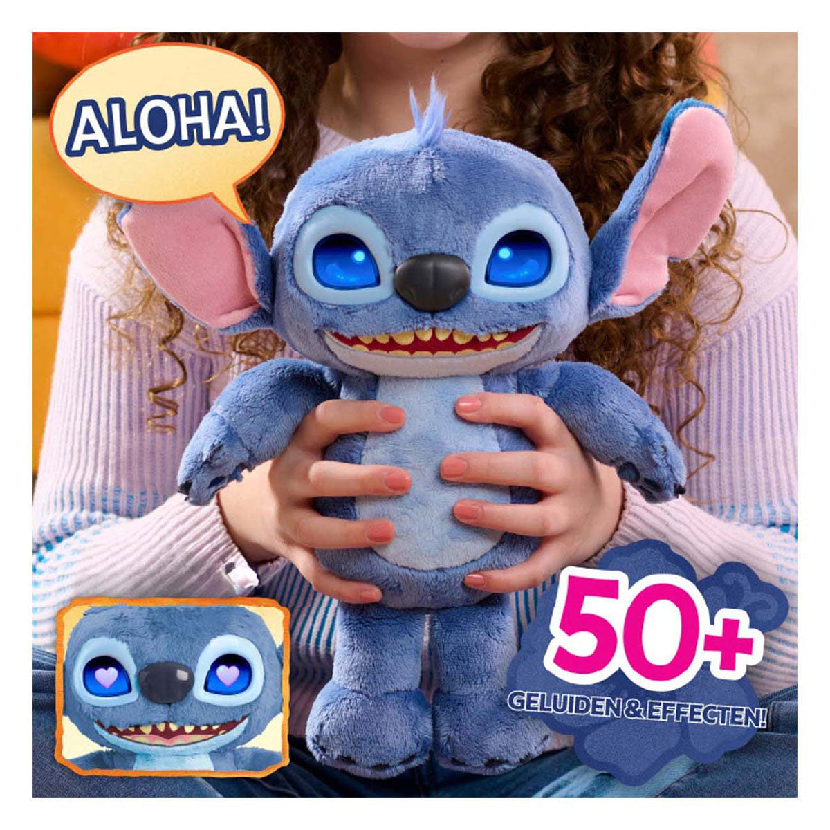 Just play stitch many moods pluche 30 cm