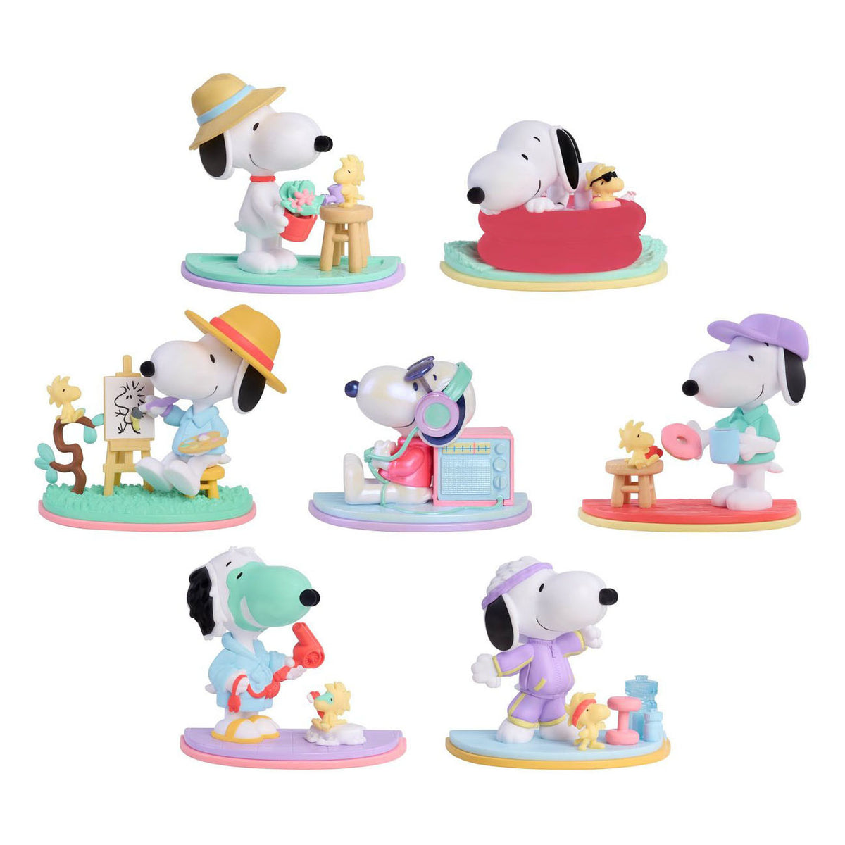 Spectron happy haul peanuts snoopy moody mondays collectible blind box