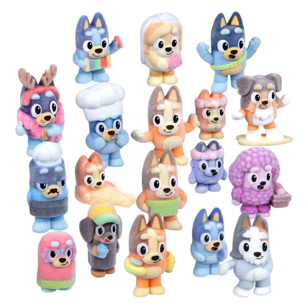 Spectron bluey fuzzies verzamelfiguren verrassingsset - 3 figuurtjes