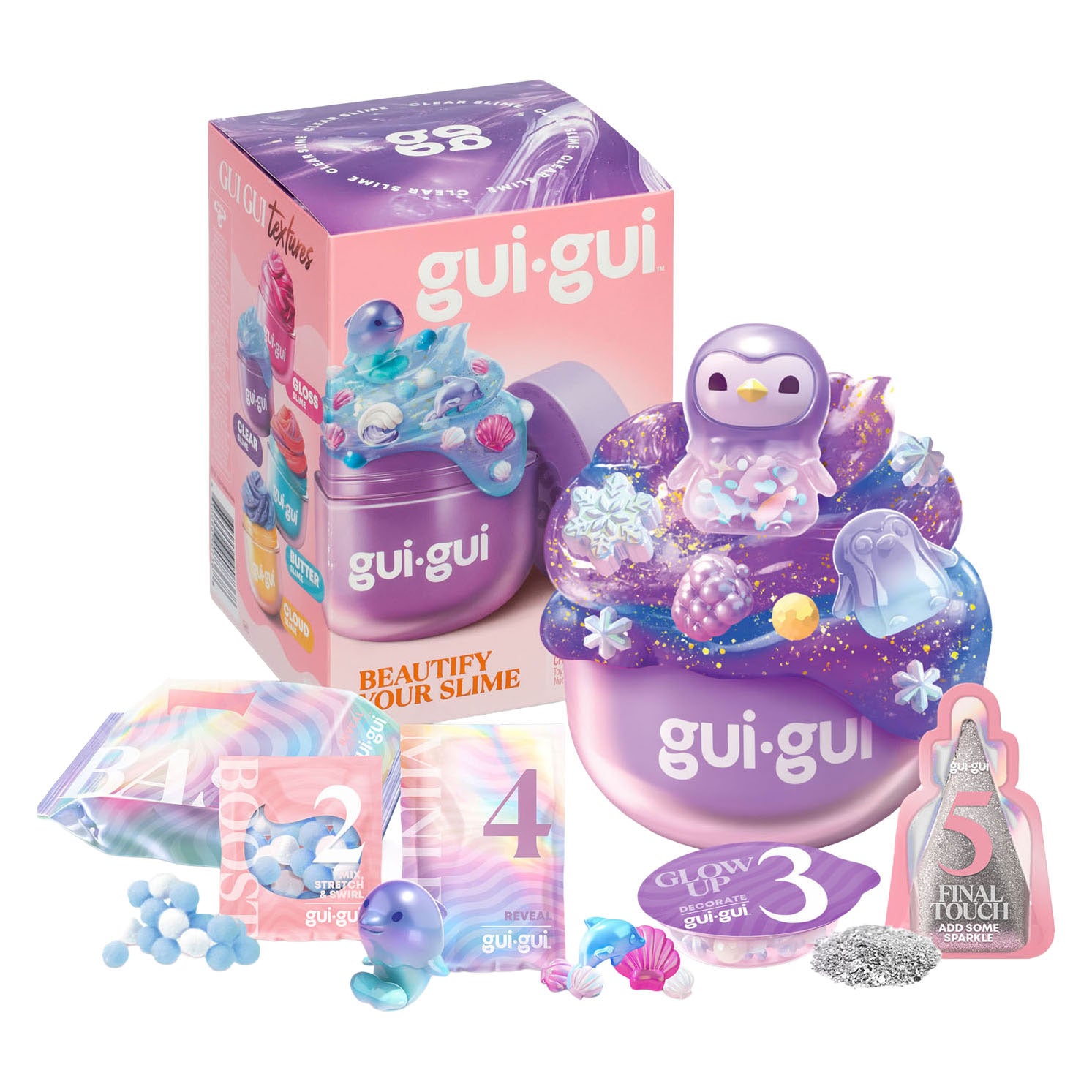 Moose toys gui gui single pack slijmset