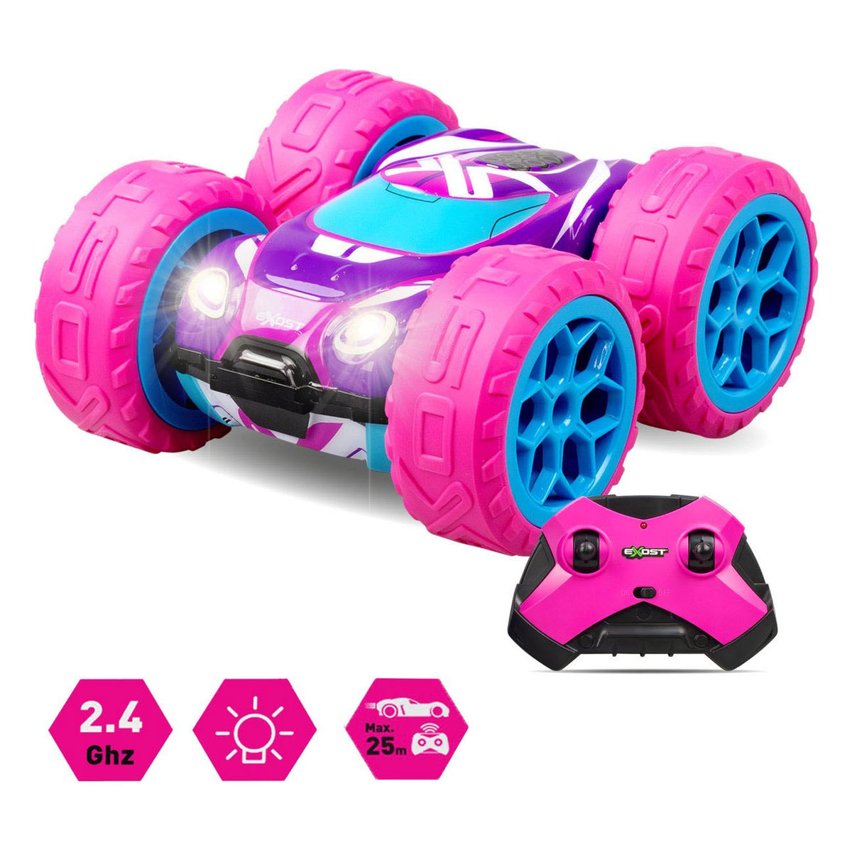 Exost rc 360 cross mx bestuurbare stuntauto - 12 km u