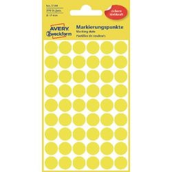 Markeringspunten avery geel 3144