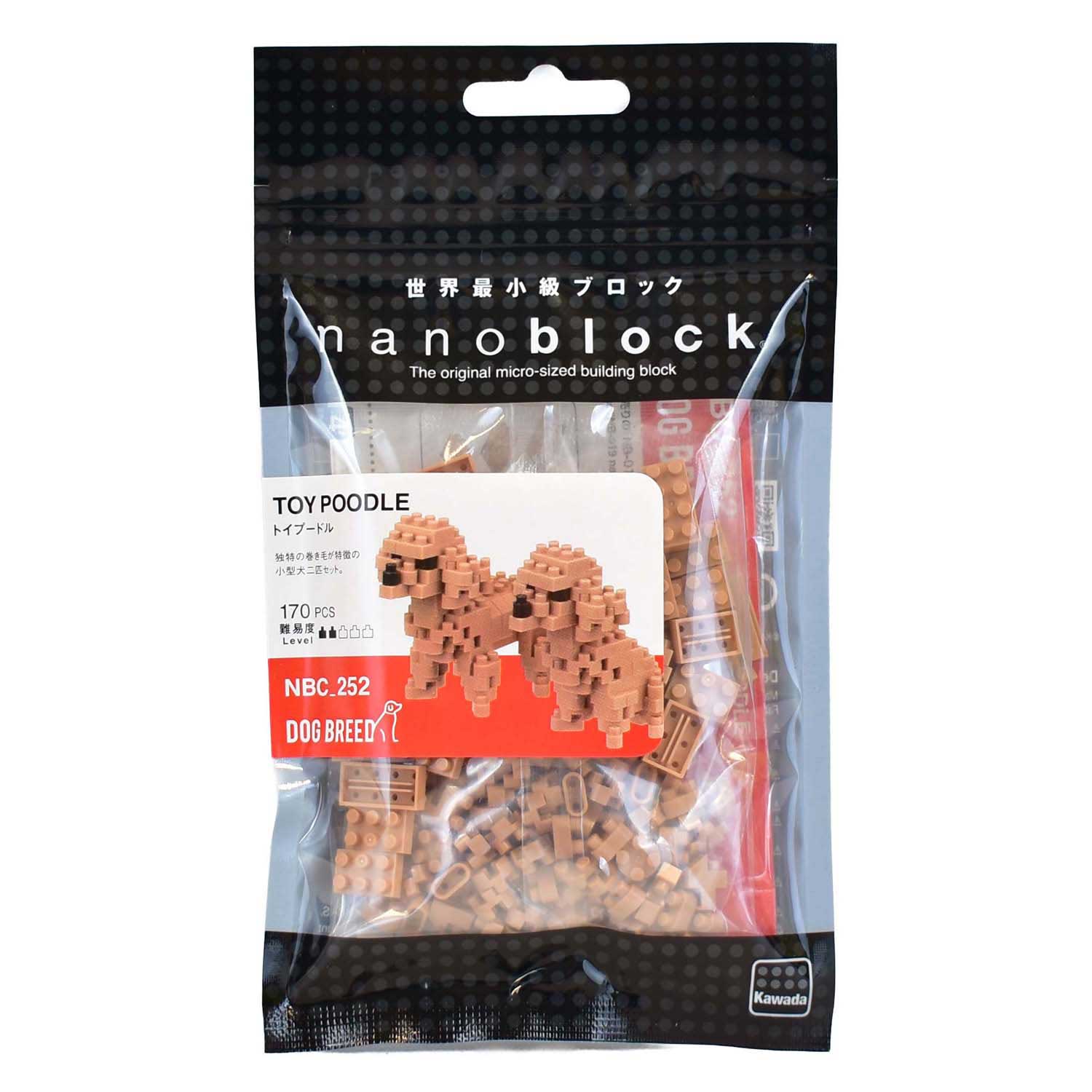 Nano block bouwset poedel - 170st.