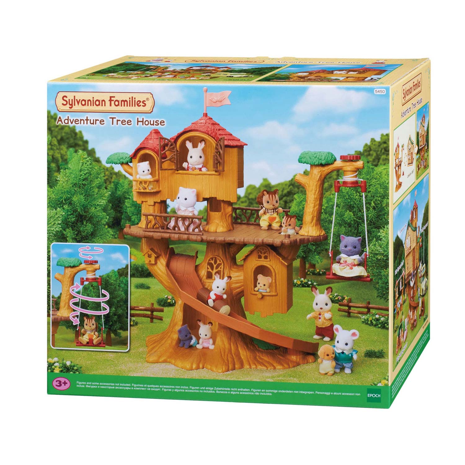 Sylvanian families 5450 avontuurlijke boomhut- te combineren met 5451 blok hut