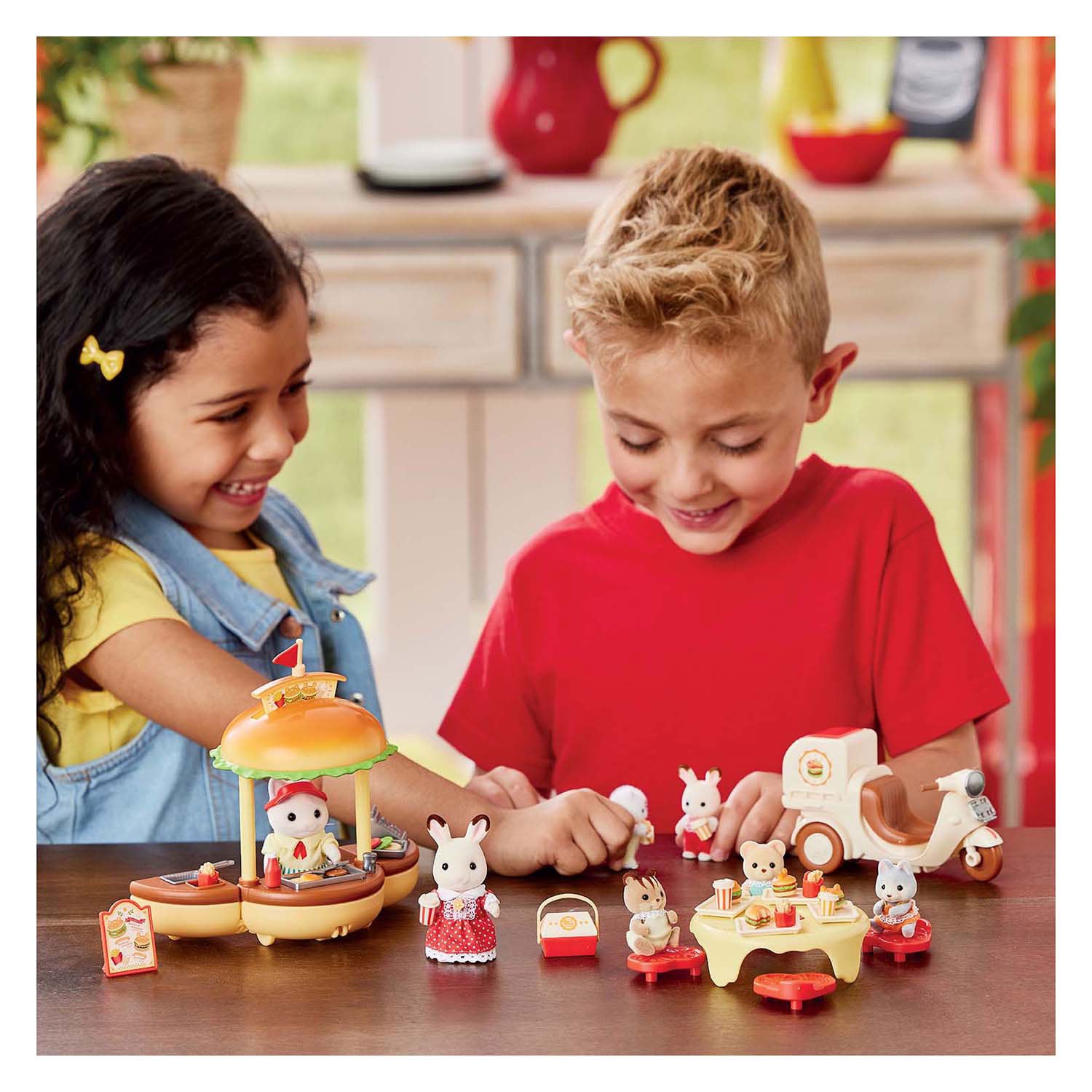 Epoch sylvanian families 5757 hamburger stand
