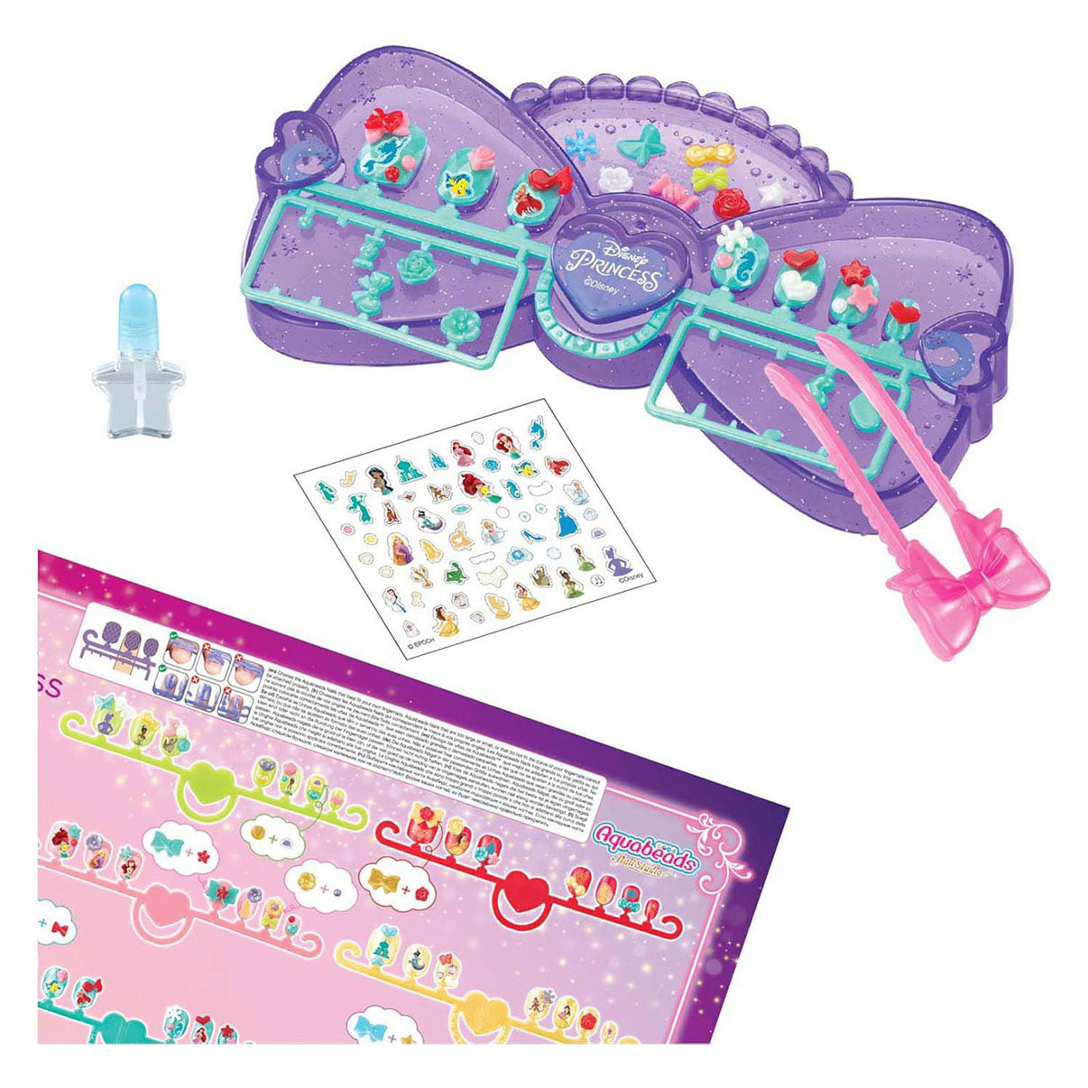 Epoch aquabeads nagelstudio disney prinses