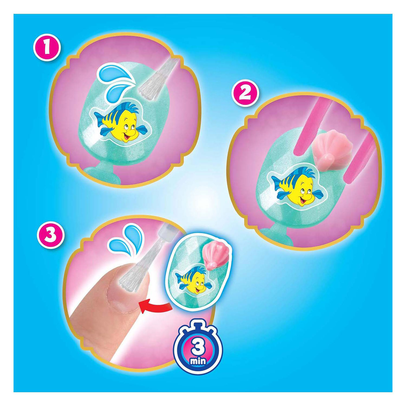 Epoch aquabeads nagelstudio disney prinses