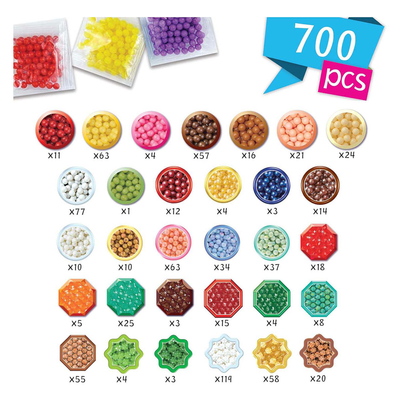 Aquabeads knutselset zoete accessoires