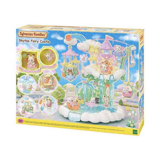 Sylvanian families 5815 hemels prinsessenkasteel inclusief 2 fluweelzachte speelfiguren