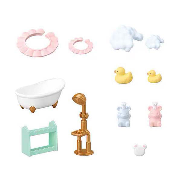 Epoch sylvanian families 5805 bubbel badtijd broer zus