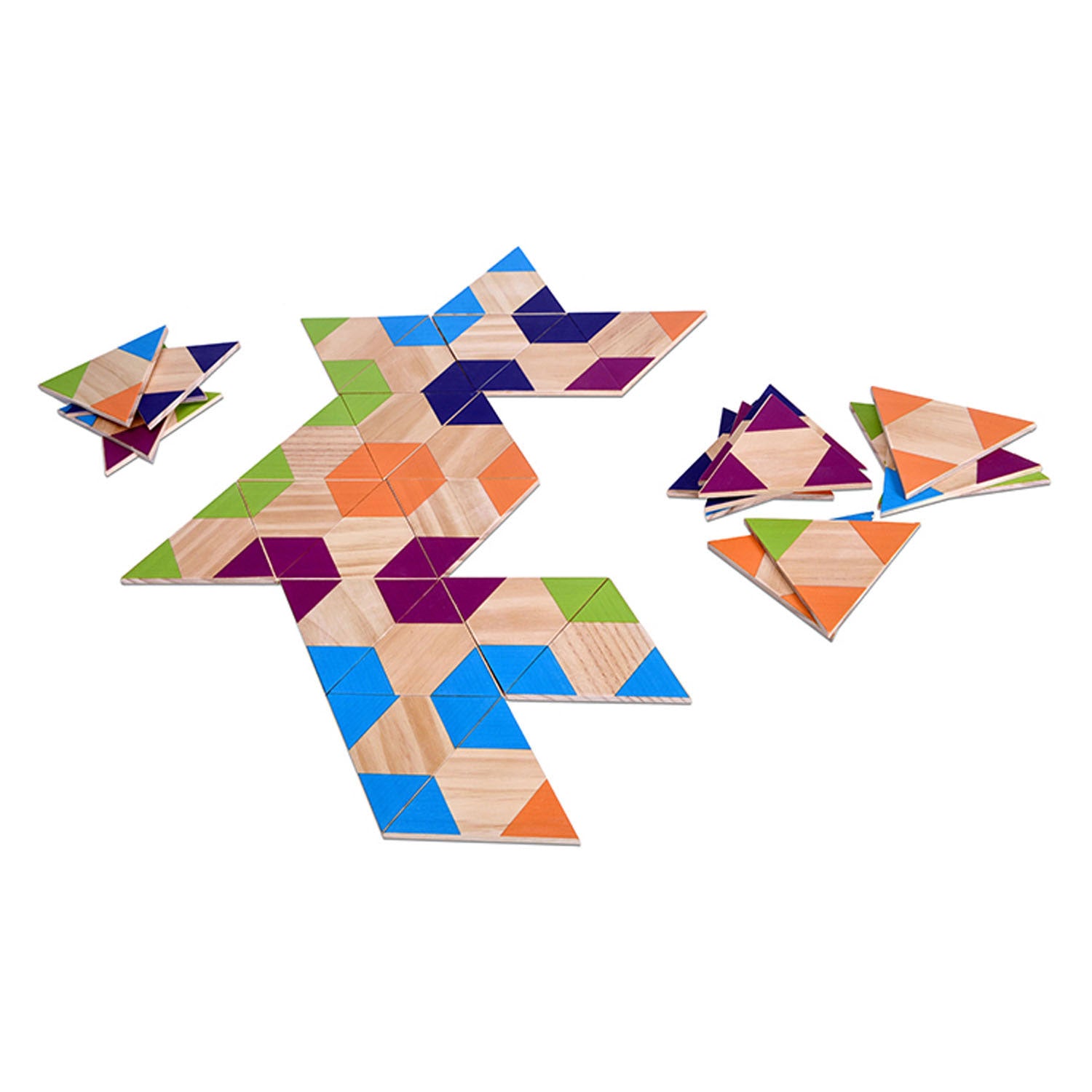 BS Toys Driehoek Domino Hout - Kinderspel