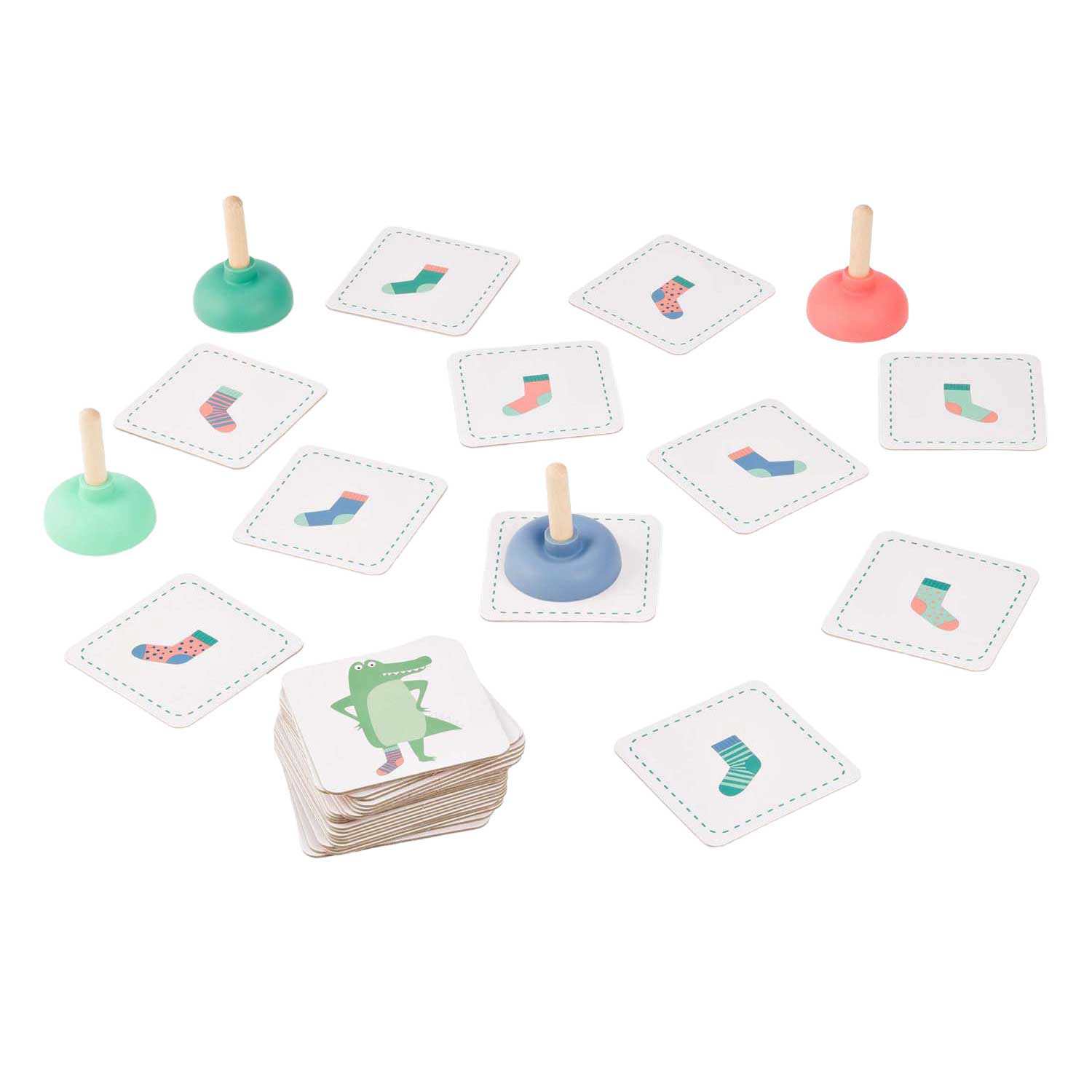 Bs toys kroko's sok memo - kinderspel