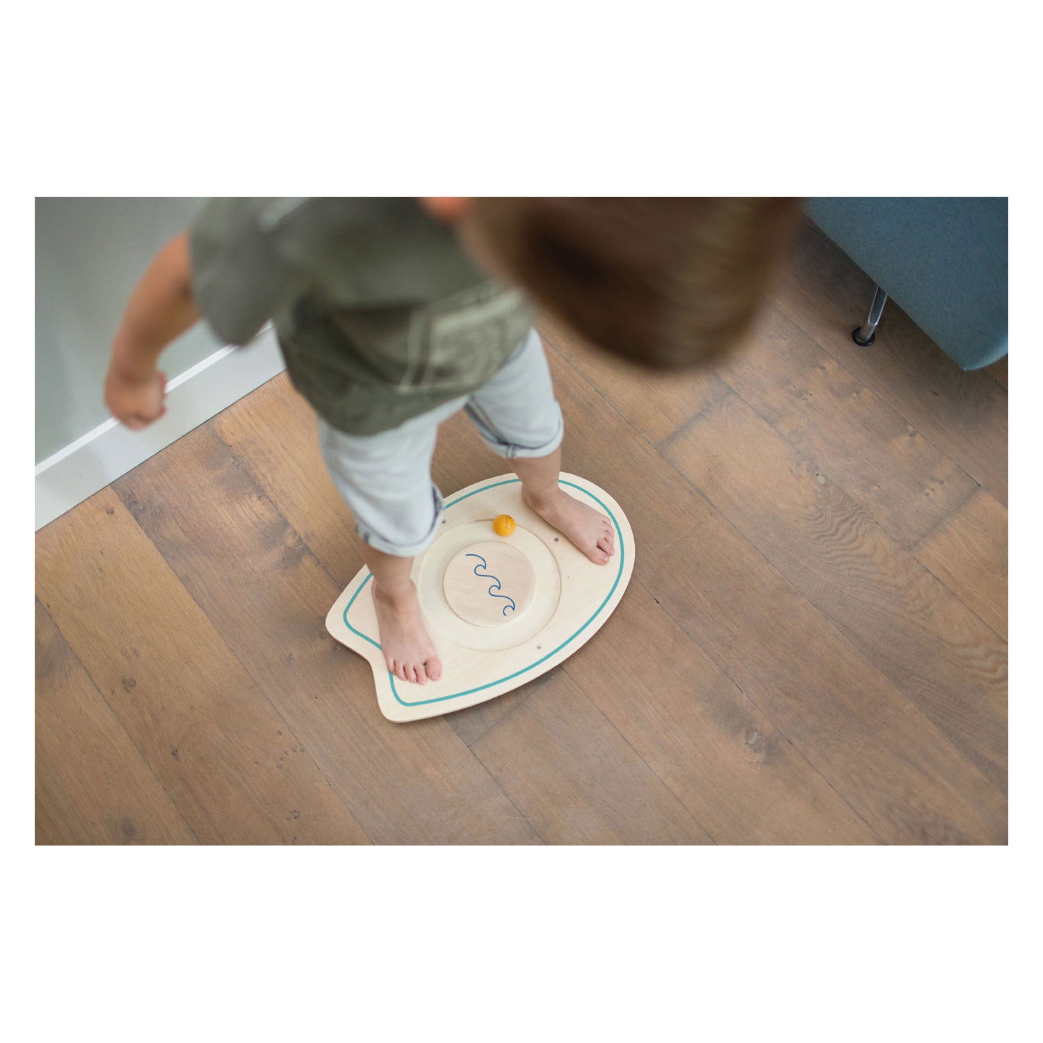 Bs Toys balans surfplank hout - balansspel