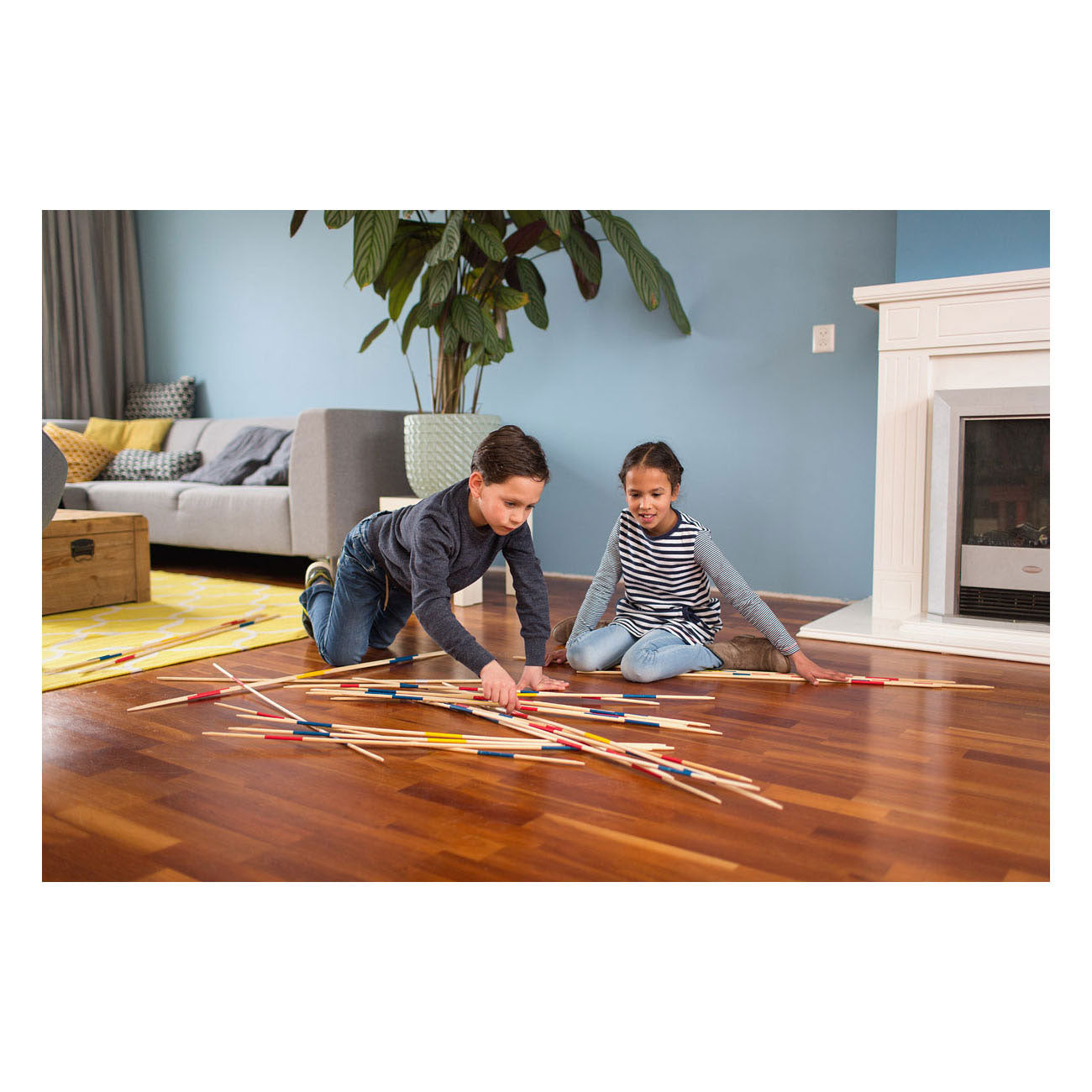Bs toys mikado - grote stokken - hout - buitenspeelgoed - familiespel - cadeau kind