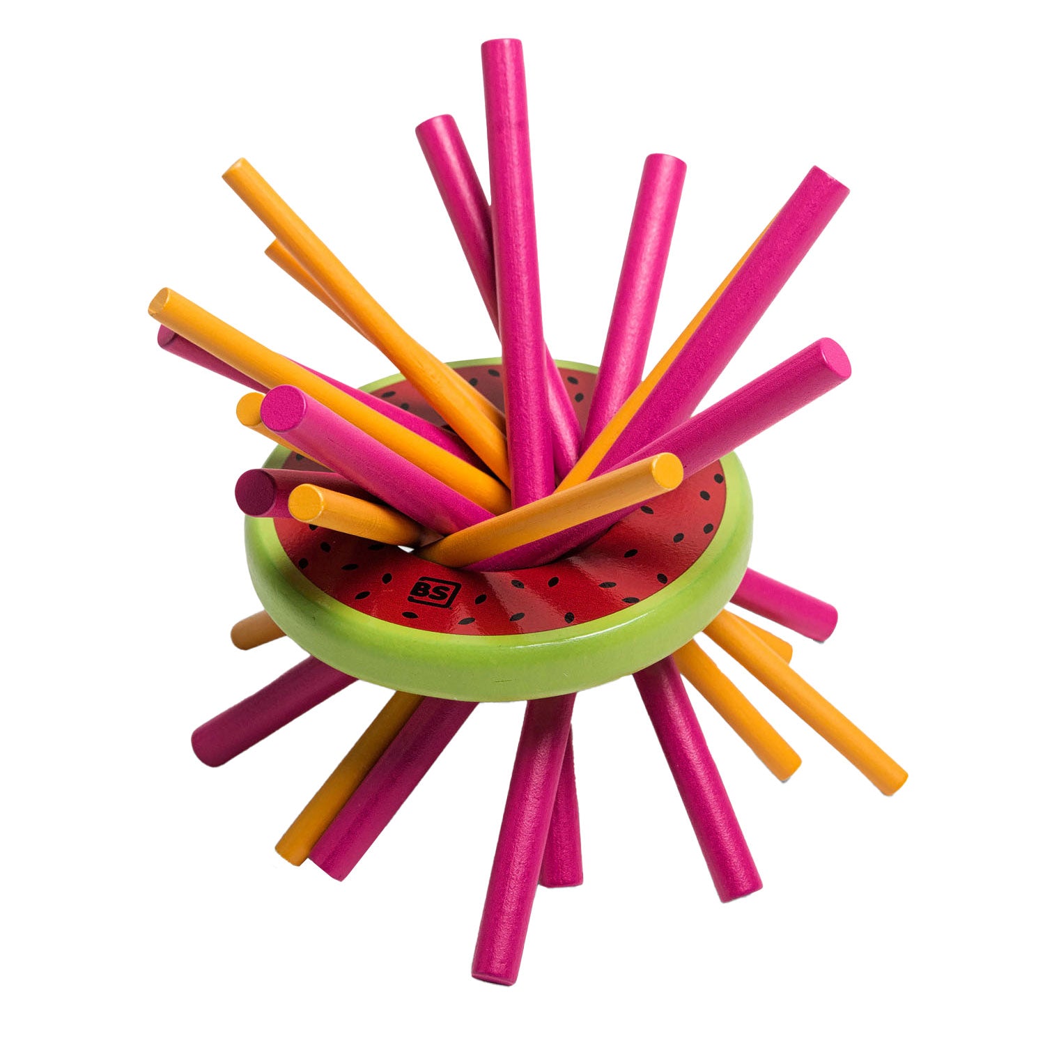 Bs speelgoed mikado meloen houten spel, 31dlg.