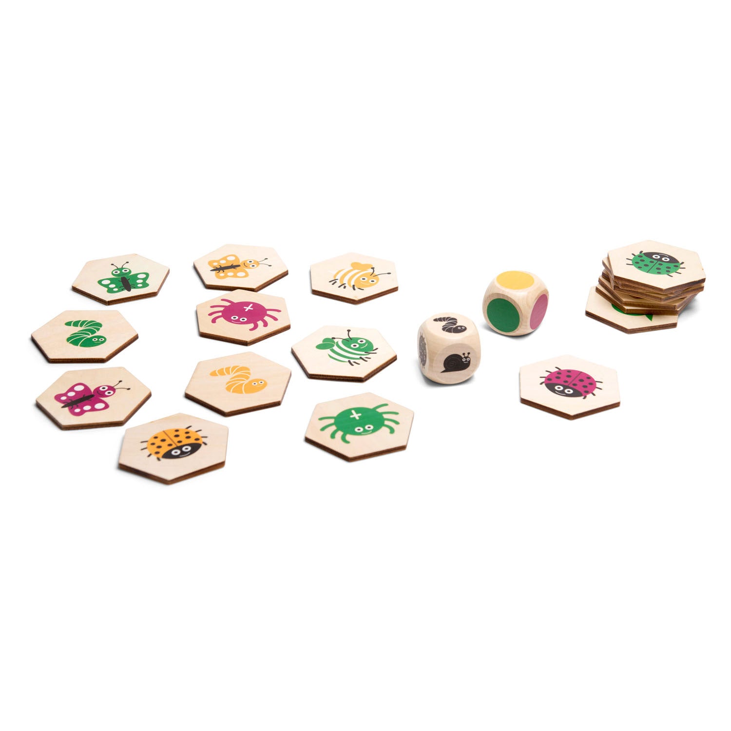 Bs speelgoed houten beestjes zoekspel, 20dlg.