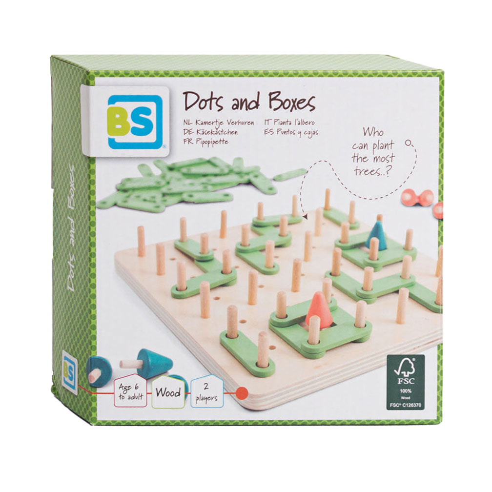 Bs speelgoed dots dozen houten spel