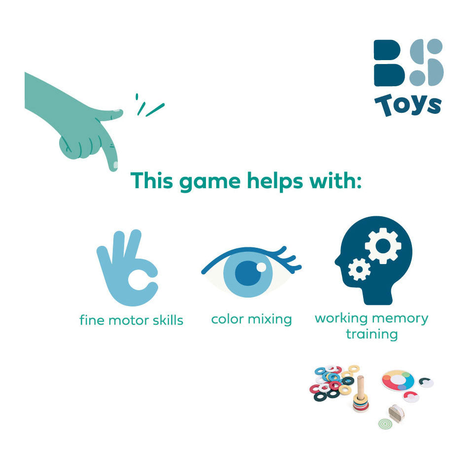 Bs speelgoed kleurcombinatie race spel