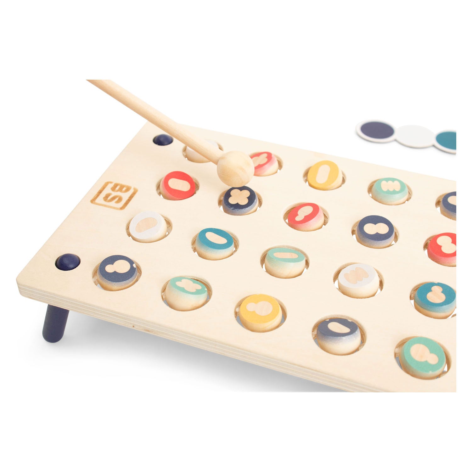 Bs speelgoed whack a shape houten spel