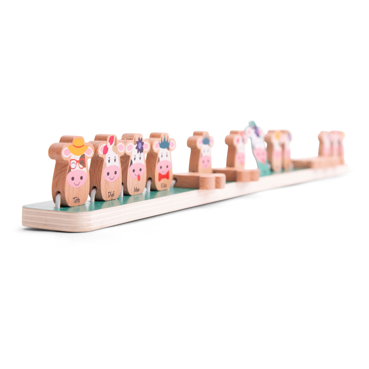 Bs speelgoed welke koe ben ik houten spel