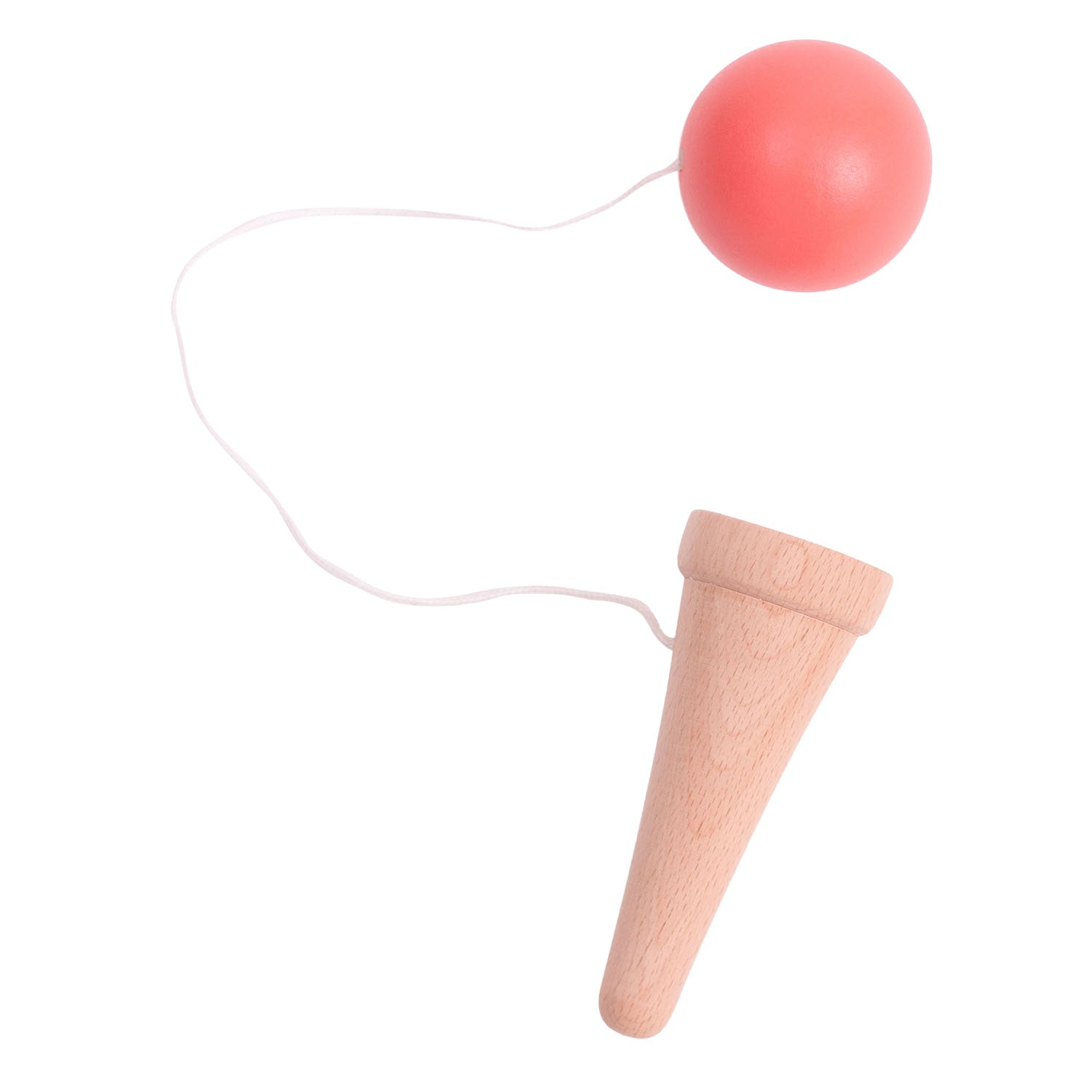 Bs speelgoed houten kendama ijsje vangspel