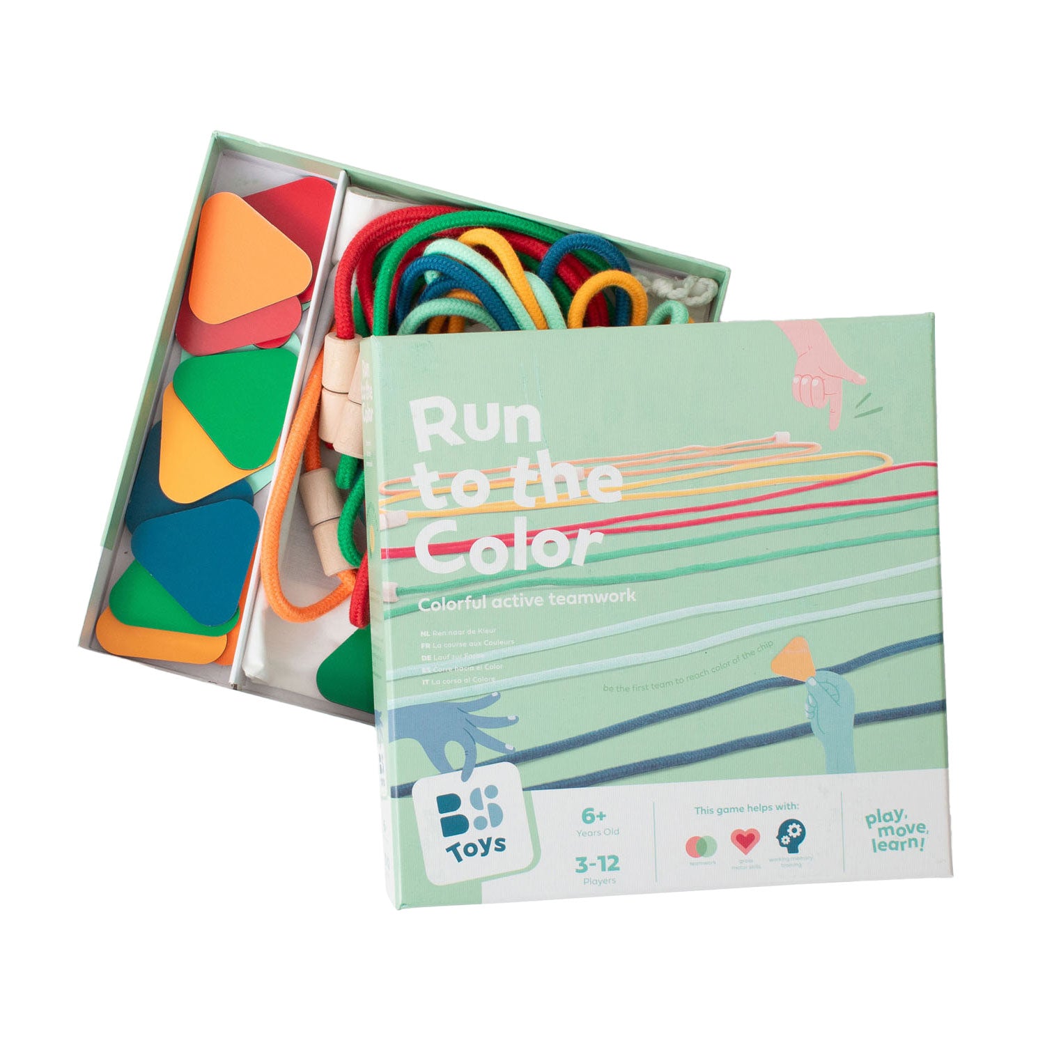 Bs speelgoed houten spel vind de vis