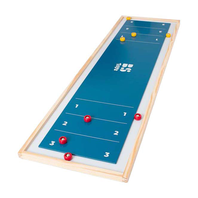 Bs toys shuffleboard met 8 schijven - 2 spelers