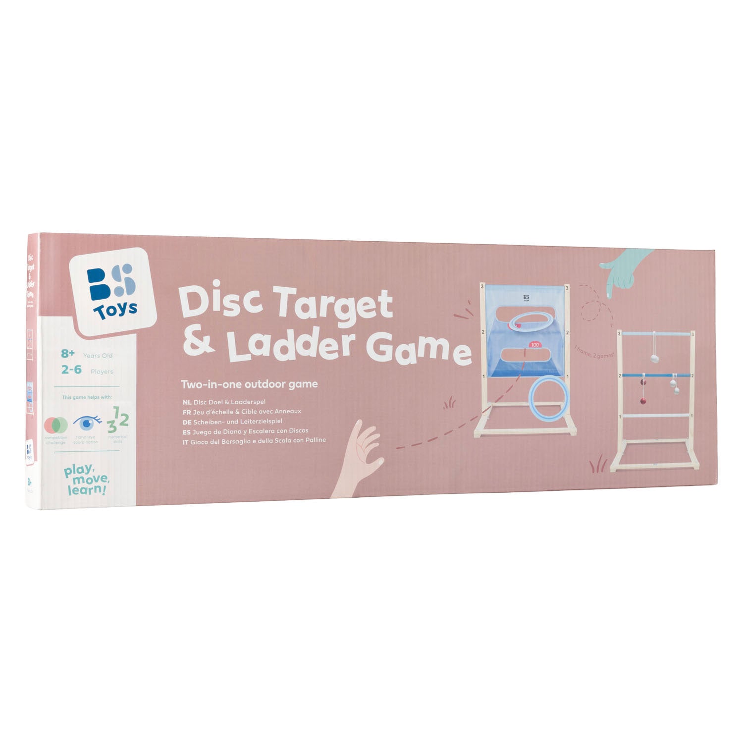 Bs toys disc doel en ladderspel 2-in-1