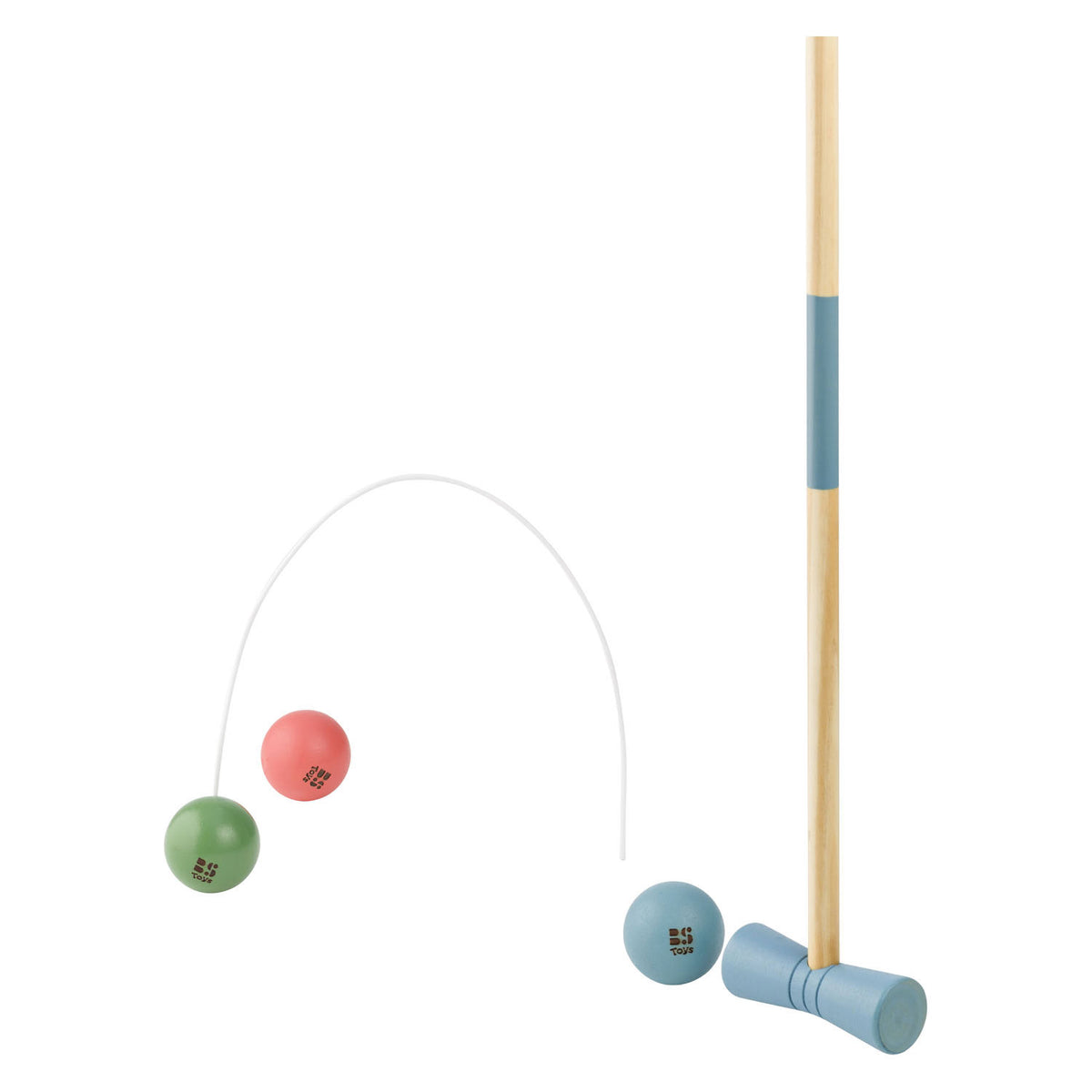 Bs toys – croquetspel – kindersportset met croquethamers en ballen – vanaf 3 jaar