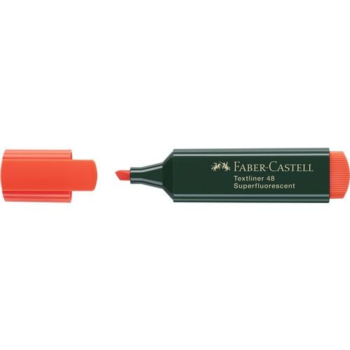Tekstmarker faber-castell 48 oranje 1-5mm