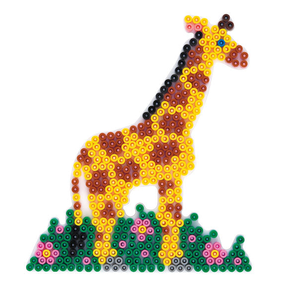 Hama midi strijkkralenbordje - giraffe