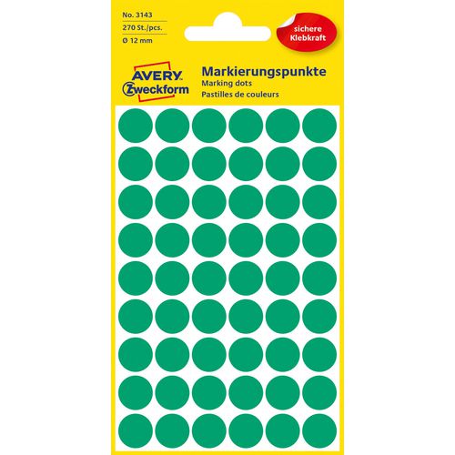 Markeringspunten avery groen 3143