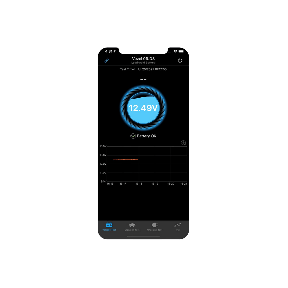 Battery monitor bluetooth accu capaciteit meter
