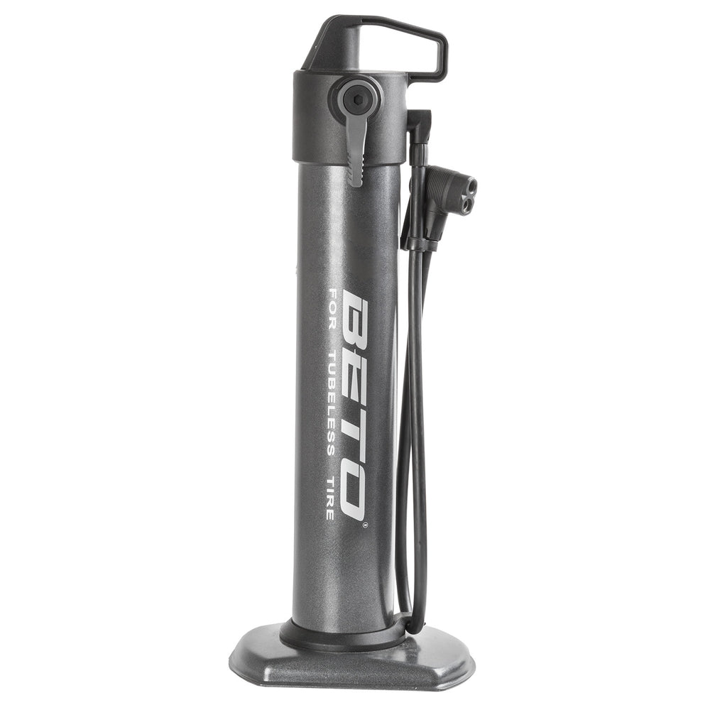 fietspomp universeel (av,dv,fv) 13 Bar staal grijs