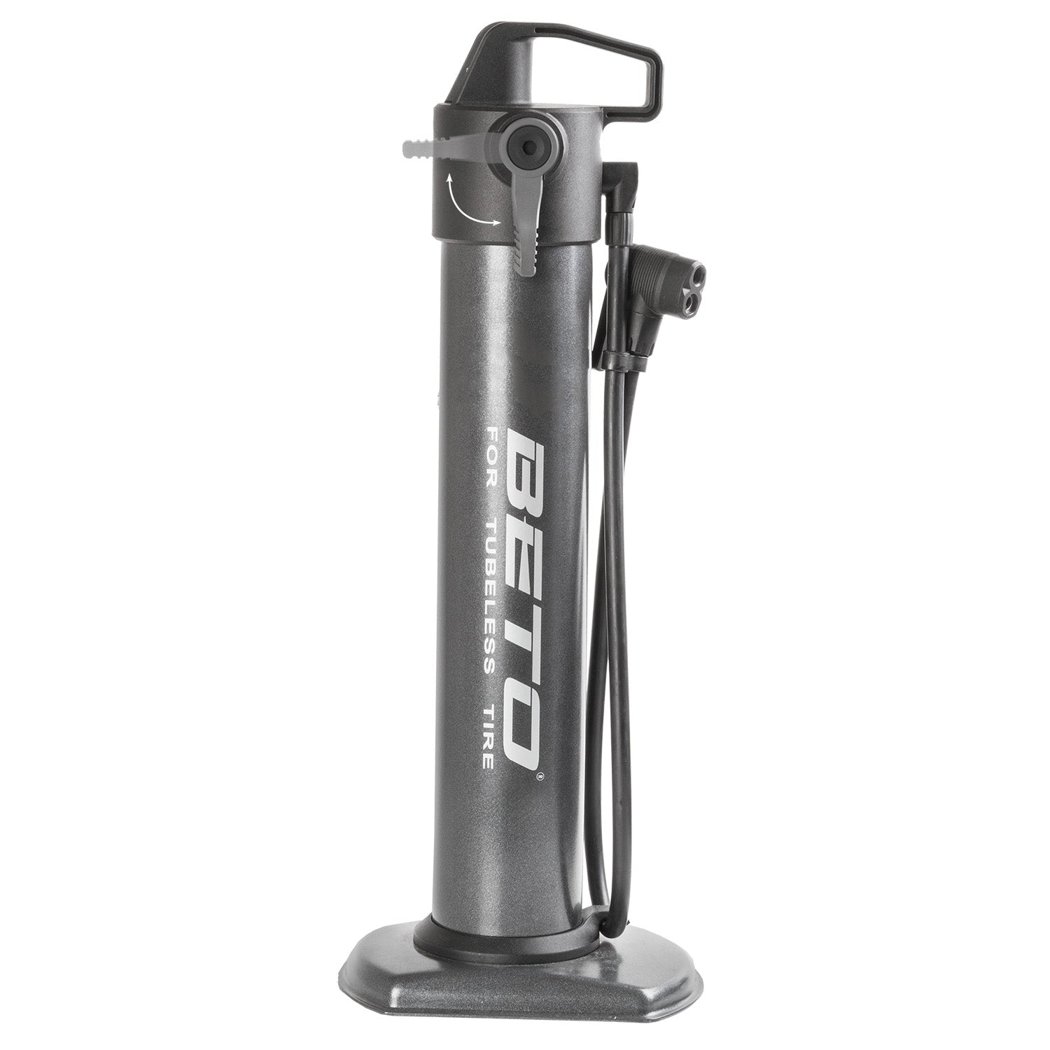 pompe à vélo universelle (av,dv,fv) 13 Bar gris acier